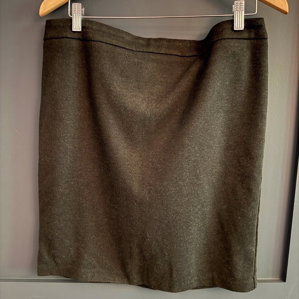 Dalia Charcoal Pencil Skirt